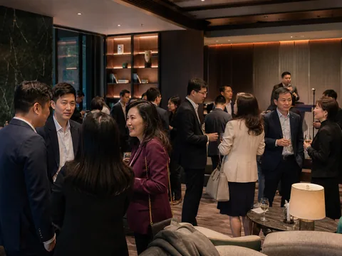 港真精英社交圈線下交流現場